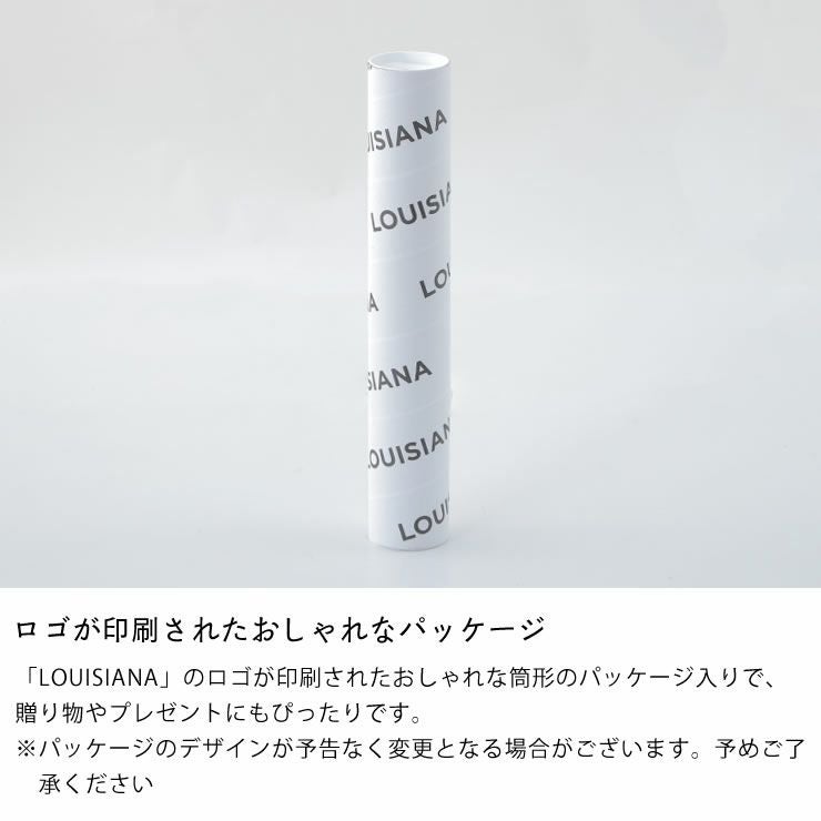 ロゴが印刷されたおしゃれな筒形パッケージ