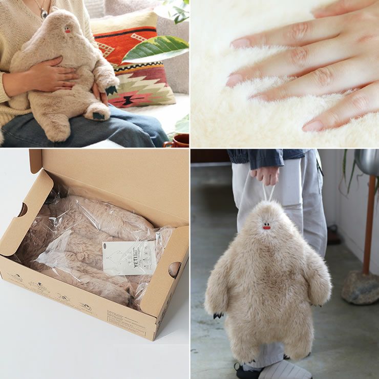 NOOKs湯たんぽケースの使用イメージ・梱包