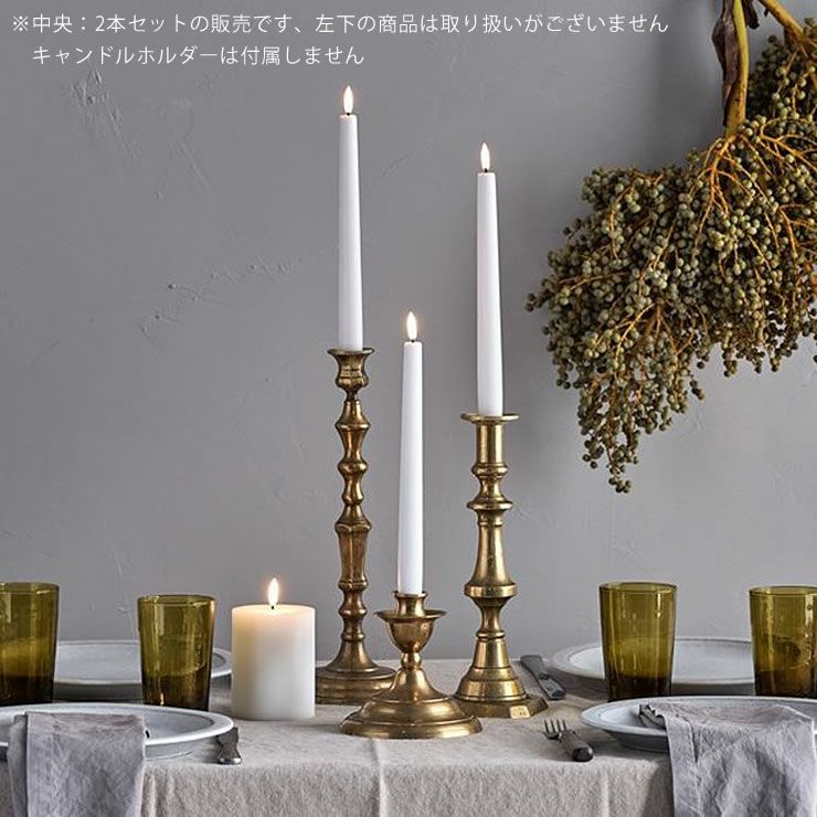 UYUNI LIGHTING テーパーキャンドルの食卓イメージ