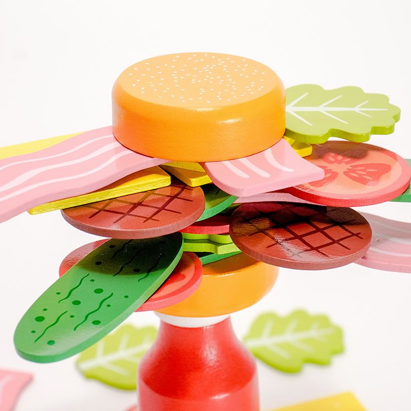 かわいくて美味しそうな具材をトッピングしていくパーティゲーム_BURGER BALANCE