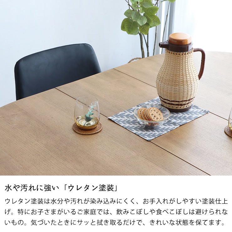 水や汚れに強いウレタン塗装