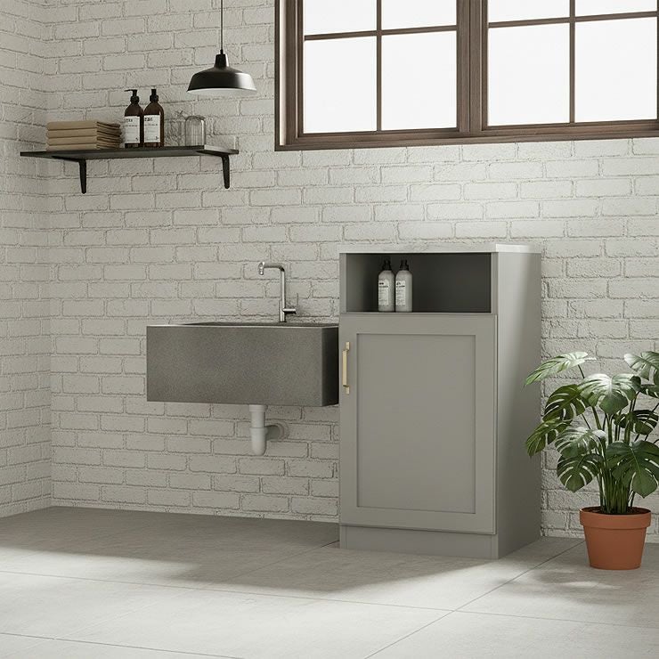 洗面所に設置したランドリーキャビネットイメージ