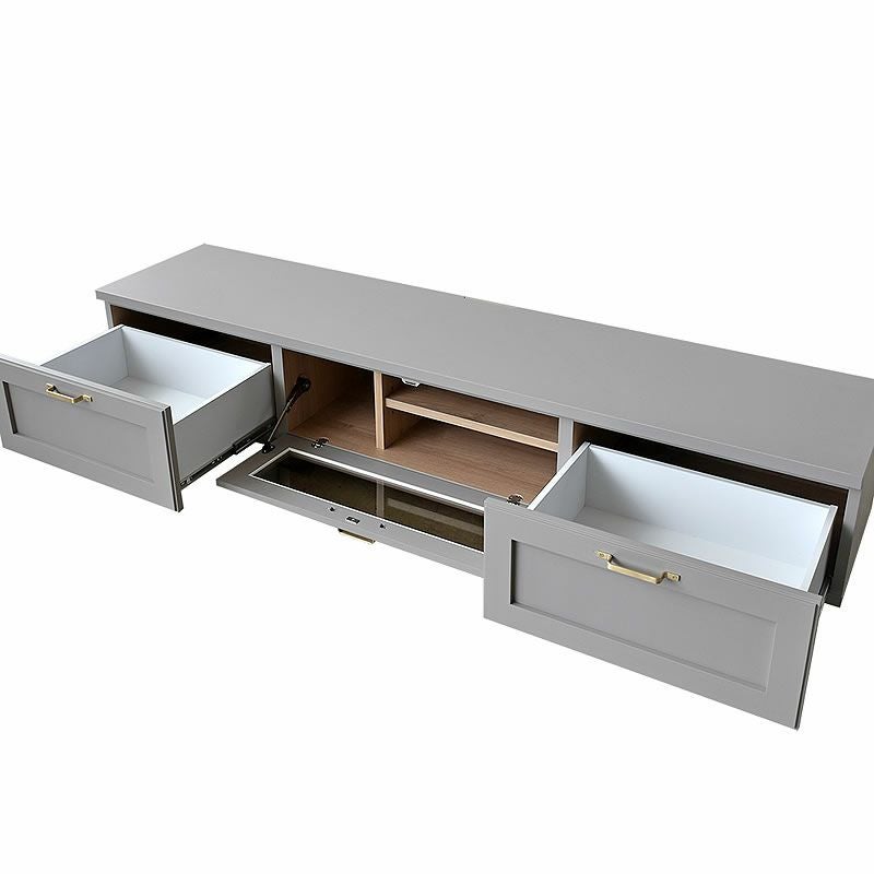 引き出し２敗付きのテレビ台・テレビボード