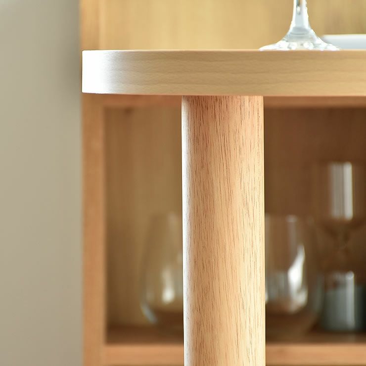 収納棚付きテーブルの天板厚