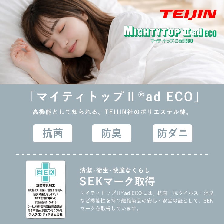 帝人製の清潔に使える敷布団