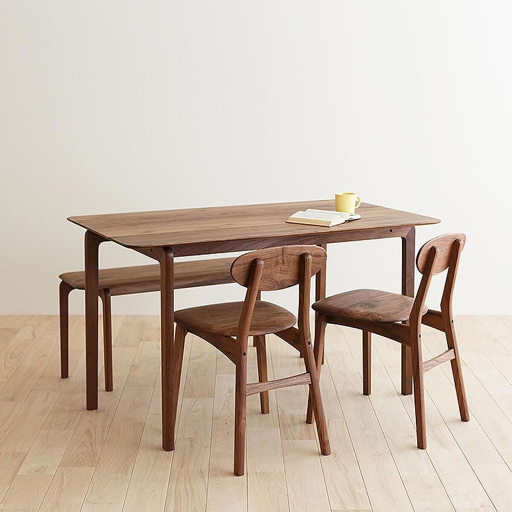 LISCIOダイニングセットイメージ（ウォールナット）