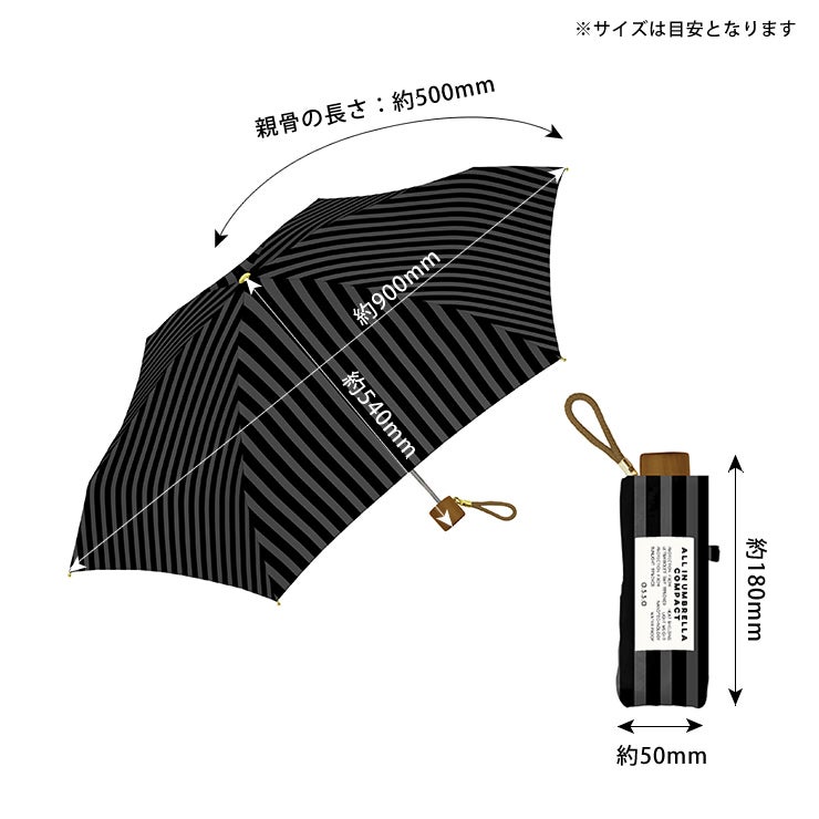 ALL IN UMBRELLAのサイズについて
