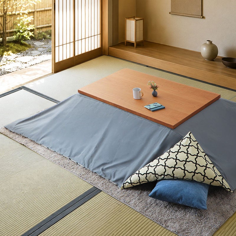 リバーシブルこたつ掛け布団カバーの使用イメージ